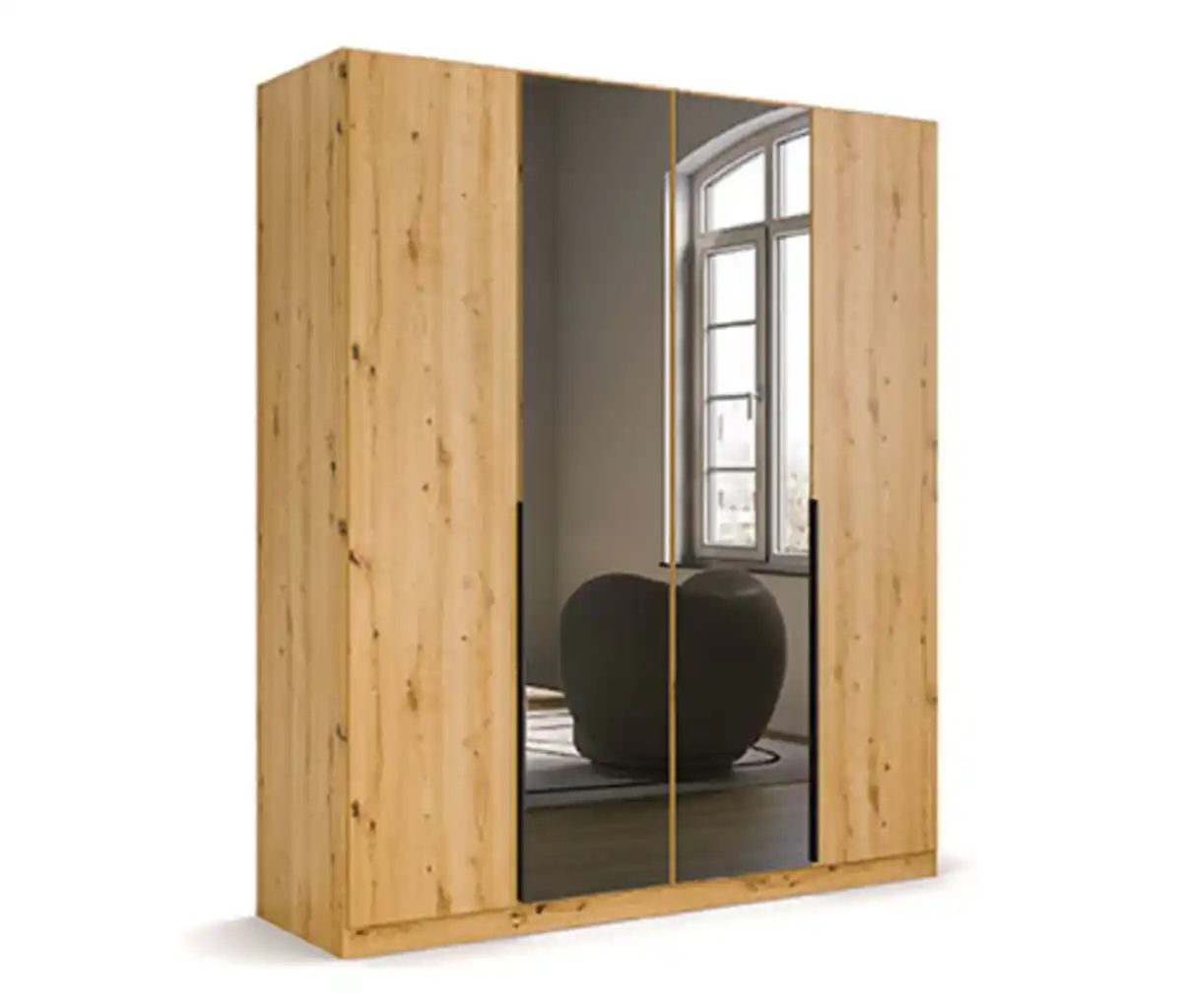 Bild 1 von rauch Kleiderschrank »Skyla«, 4-türig, eiche