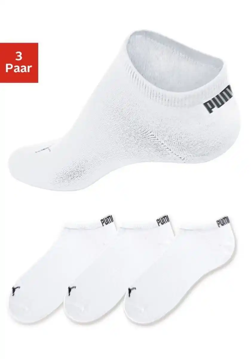 Bild 1 von PUMA Sneakersocken (3-Paar) mit eingestricktem Markenlogo
