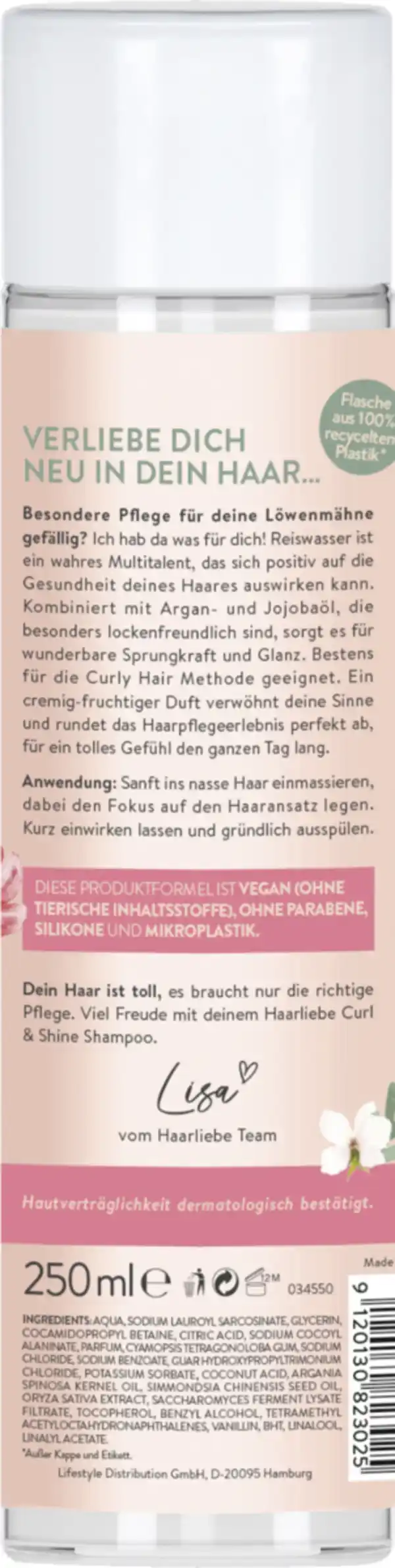 Bild 2 von Haarliebe Curl & Shine Shampoo, 250 ml