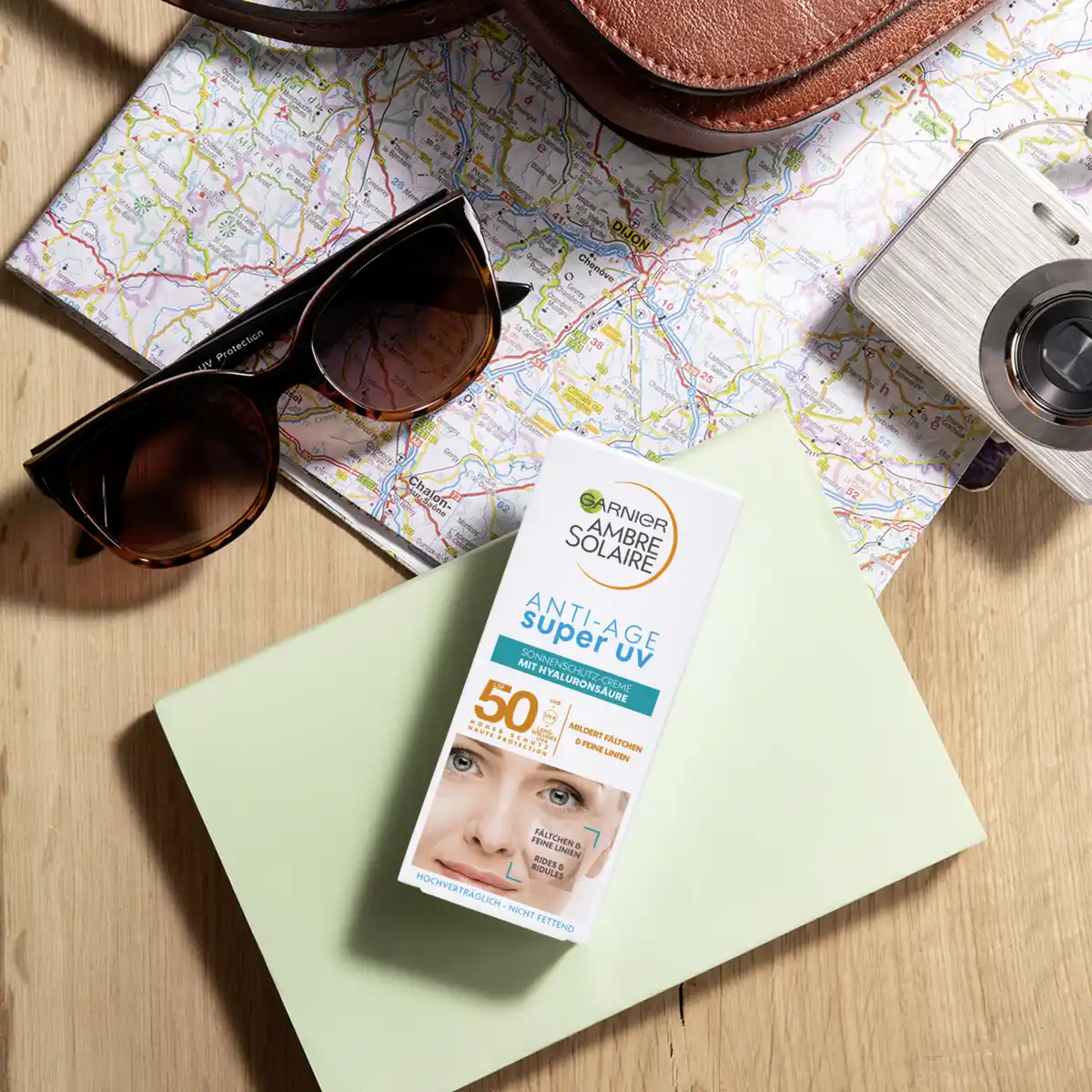 Bild 1 von Garnier Ambre Solaire Sonnencreme Gesicht Anti-Age Super UV LSF 50, 50 ml