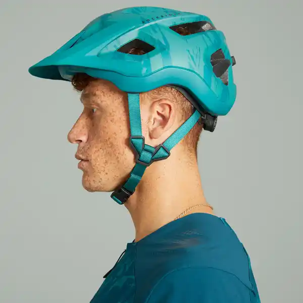 Bild 1 von ROCKRIDER Fahrradhelm MTB ST 500 grün