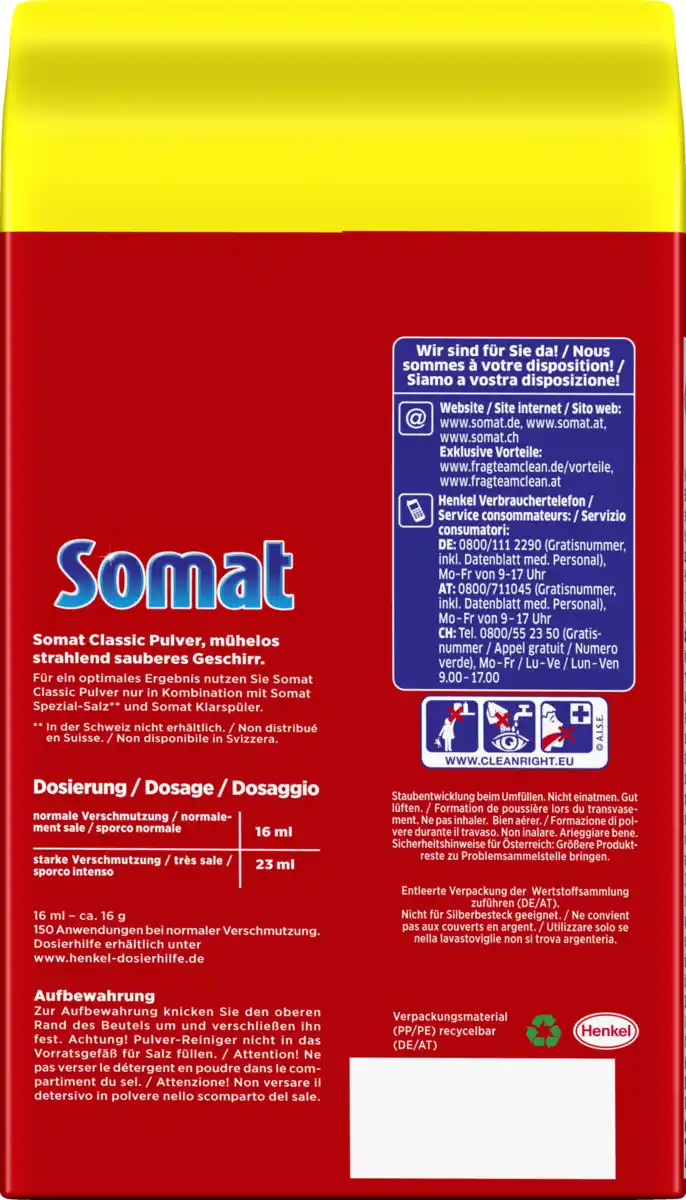 Bild 4 von Somat Classic Pulver XXL, 2,4 kg