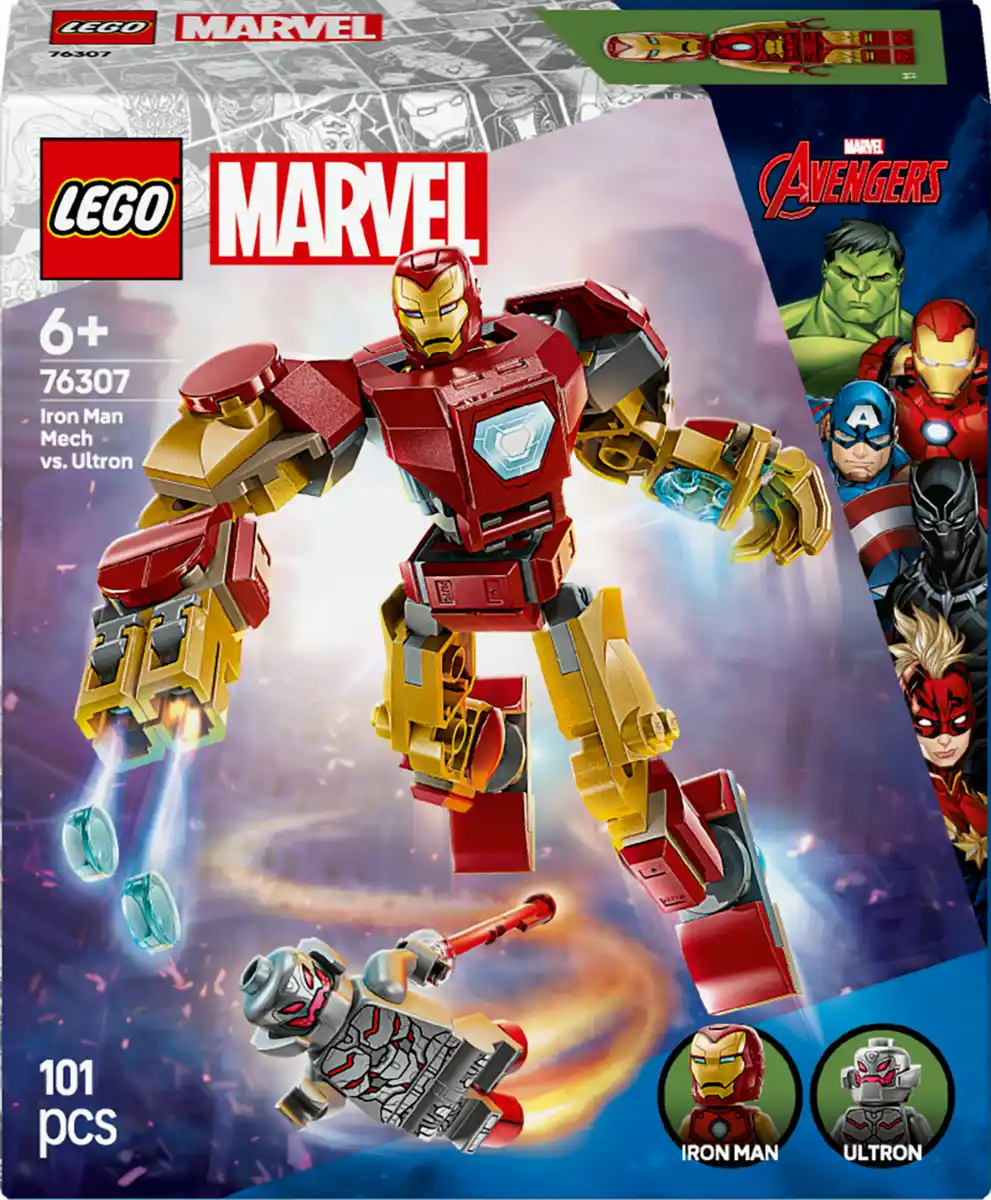 Bild 1 von LEGO Marvel 76307 Iron Man Mech vs. Ultron