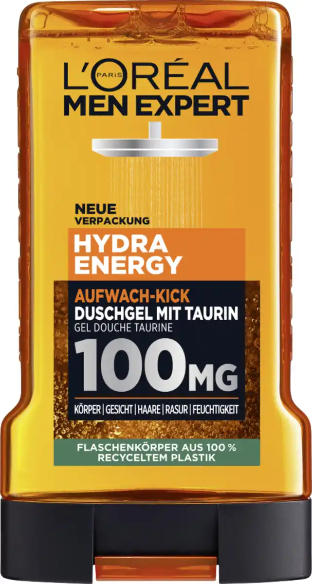 Bild 1 von L’Oréal Paris men expert Duschgel & Shampoo Hydra Energy mit Taurin, 250 ml