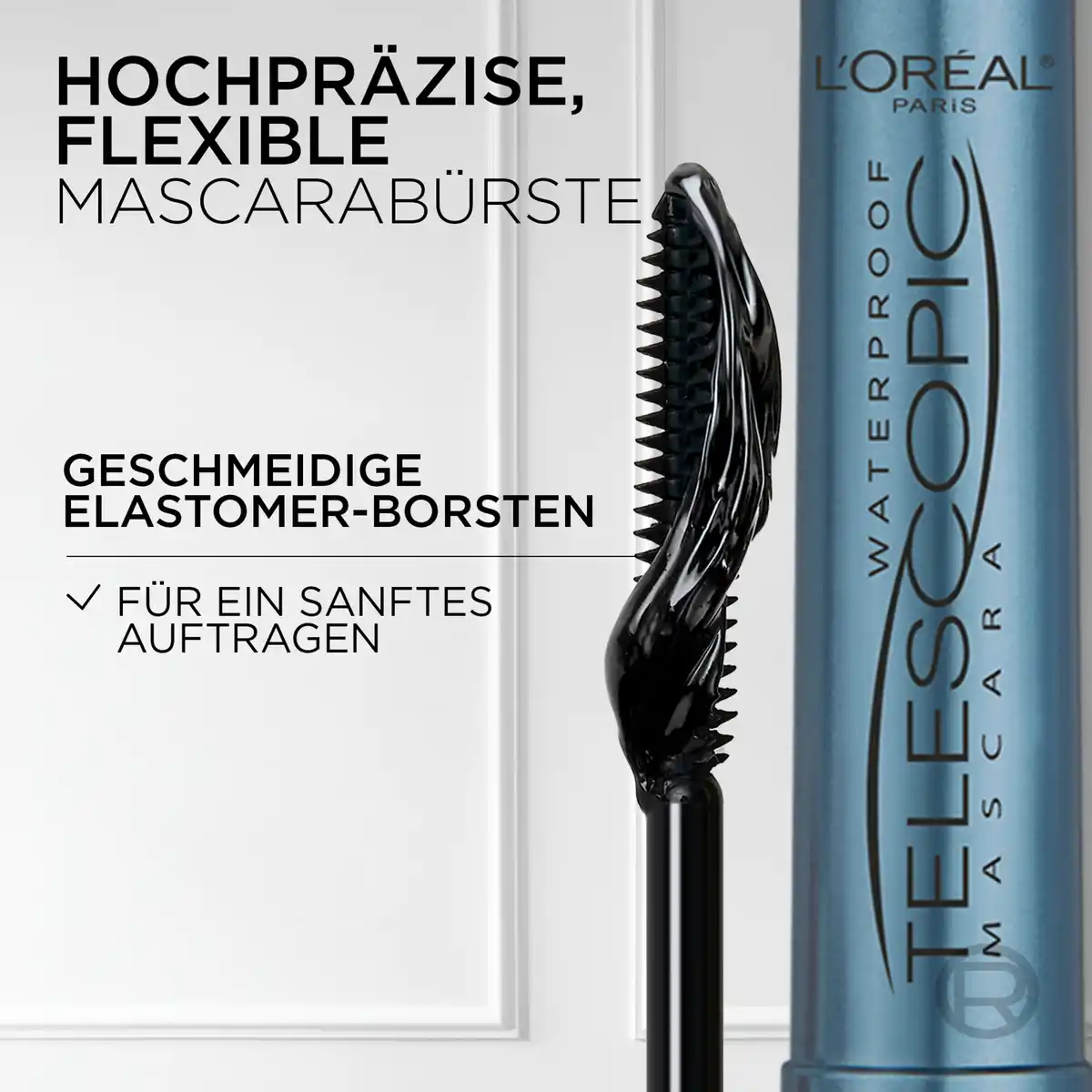 Bild 3 von L’Oréal Paris Telescopic Waterproof Mascara Black, 8 ml