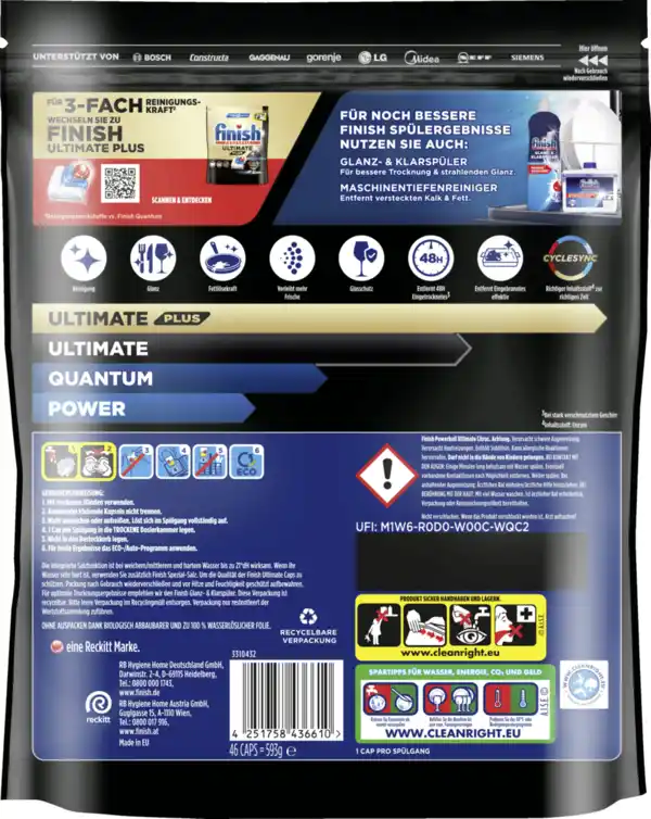 Bild 2 von Finish Ultimate Maxipack Citrus Caps