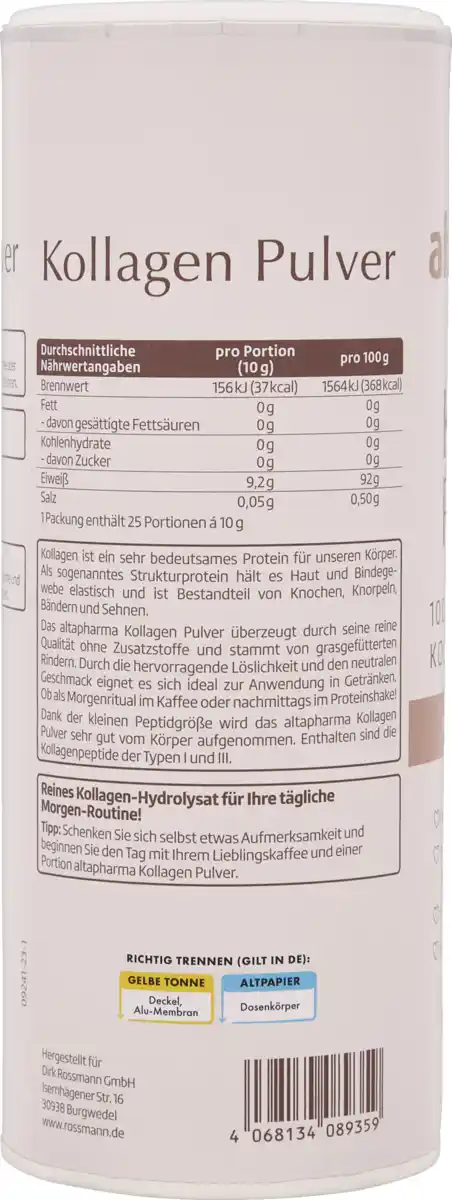 Bild 3 von altapharma Kollagen Pulver, 250 g