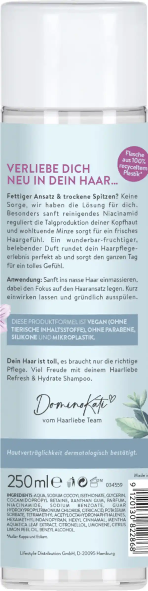 Bild 2 von Haarliebe Refresh Hydrate Shampoo, 250 ml