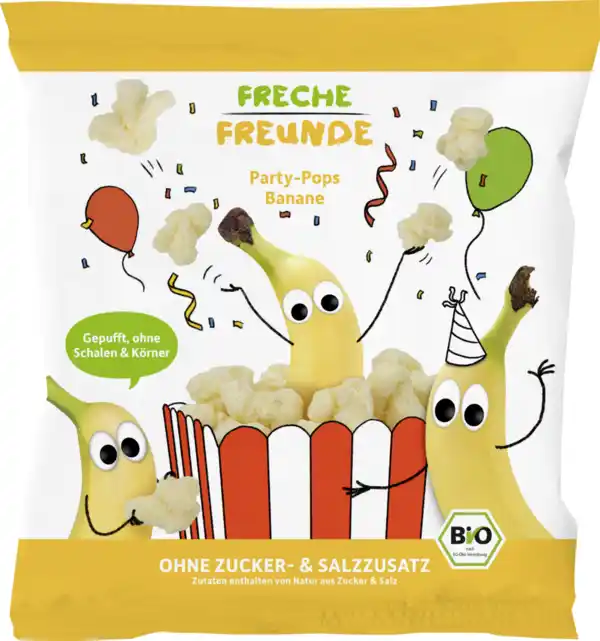 Bild 1 von Freche Freunde Bio Party Pops Banane, 15 g