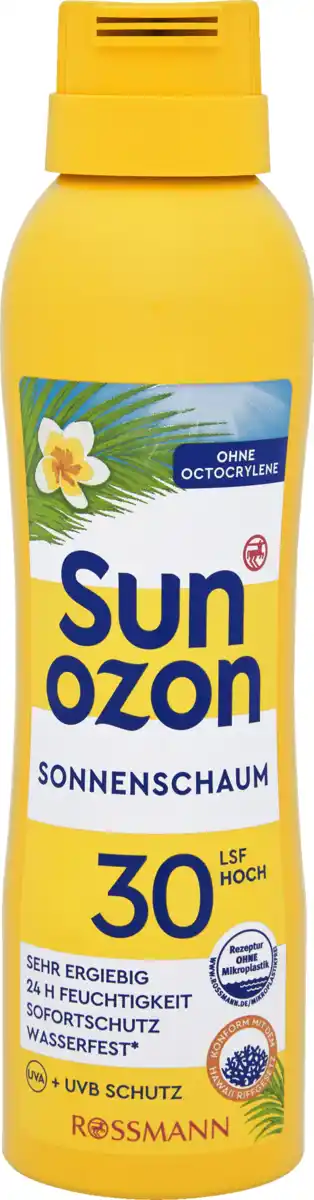 Bild 1 von sunozon Sonnenschaum LSF 30, 200 ml