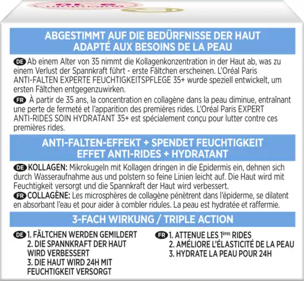 Bild 3 von L’Oréal Paris Anti-Falten Experte Feuchtigkeits-Pflege Tag Collagen 35+, 50 ml