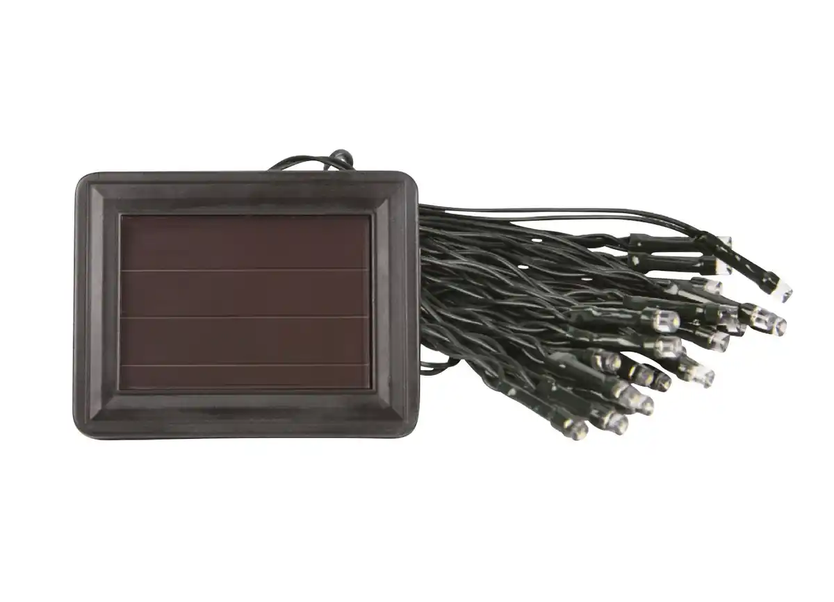Bild 1 von Solar-Lichterkette 6,1m 50 LEDs Kaltweiß