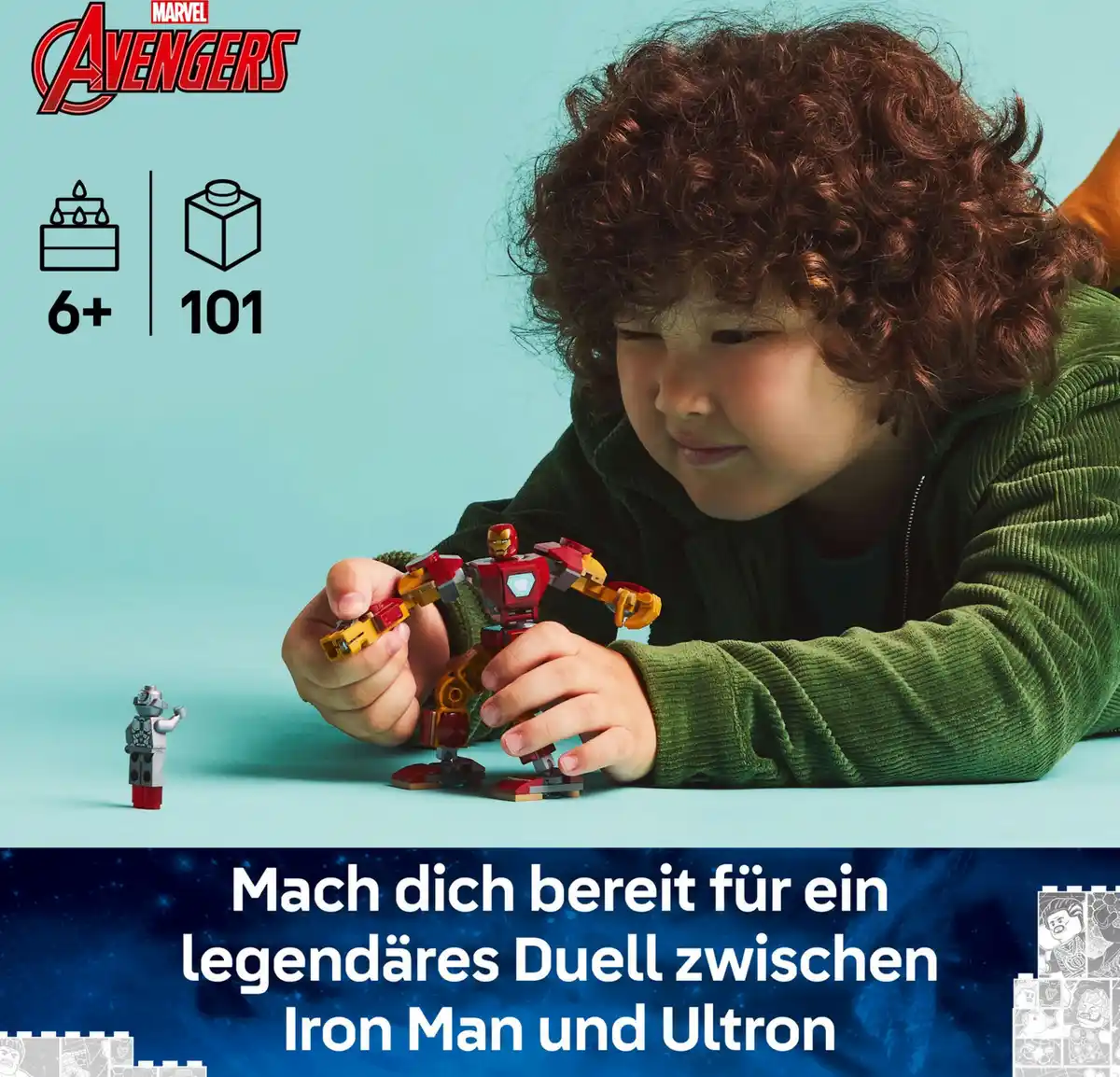 Bild 4 von LEGO Marvel 76307 Iron Man Mech vs. Ultron