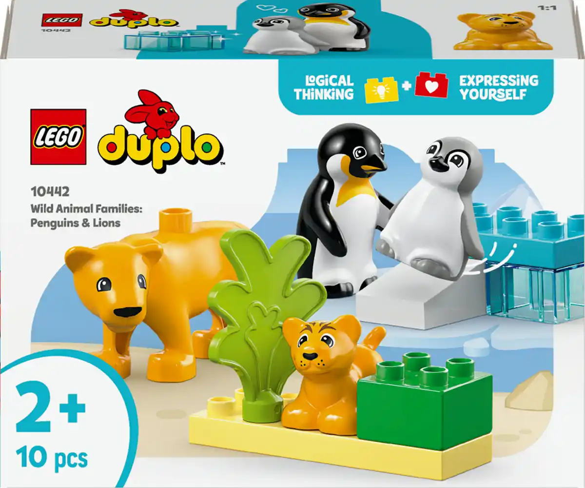 Bild 1 von LEGO duplo 10442 Wildtier-Familien: Pinguine und Löwen