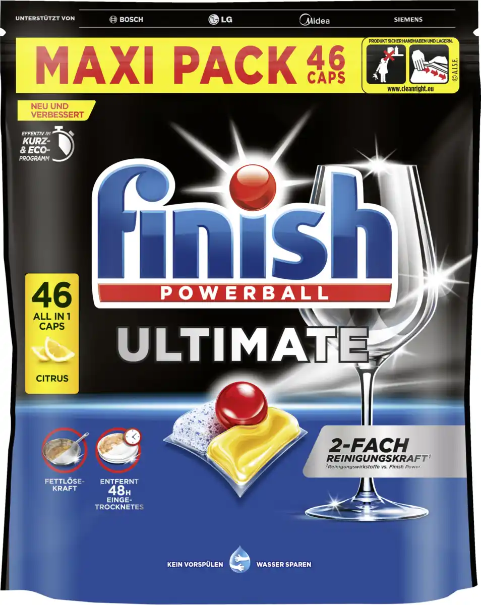Bild 1 von Finish Ultimate Maxipack Citrus Caps