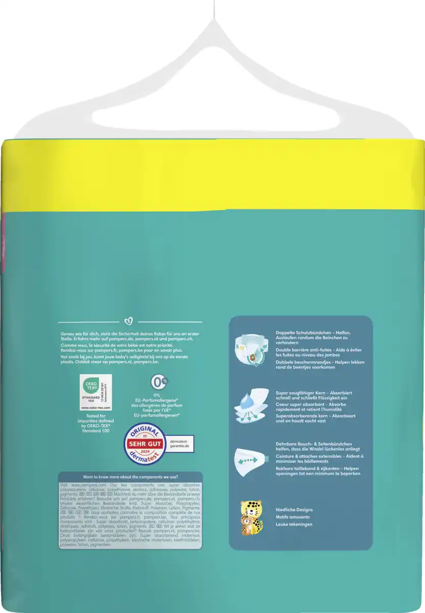 Bild 4 von Pampers Baby Dry Windeln Gr.4 Maxi 9-14kg Big Pack