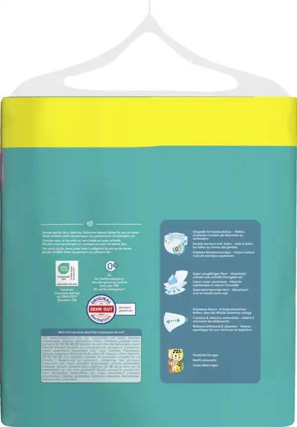 Bild 4 von Pampers Baby Dry Windeln Gr.4 Maxi 9-14kg Big Pack