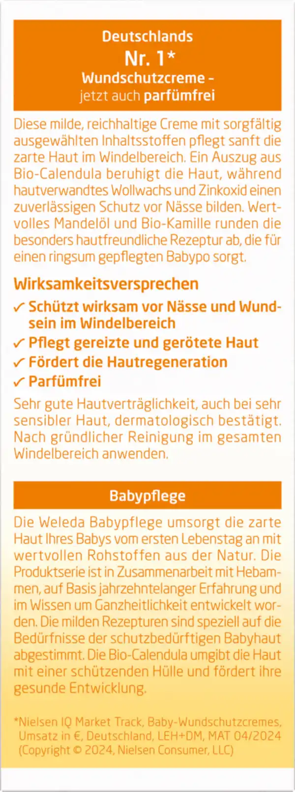 Bild 2 von Weleda Baby Derma Wundschutzcreme Calendula, 75 ml
