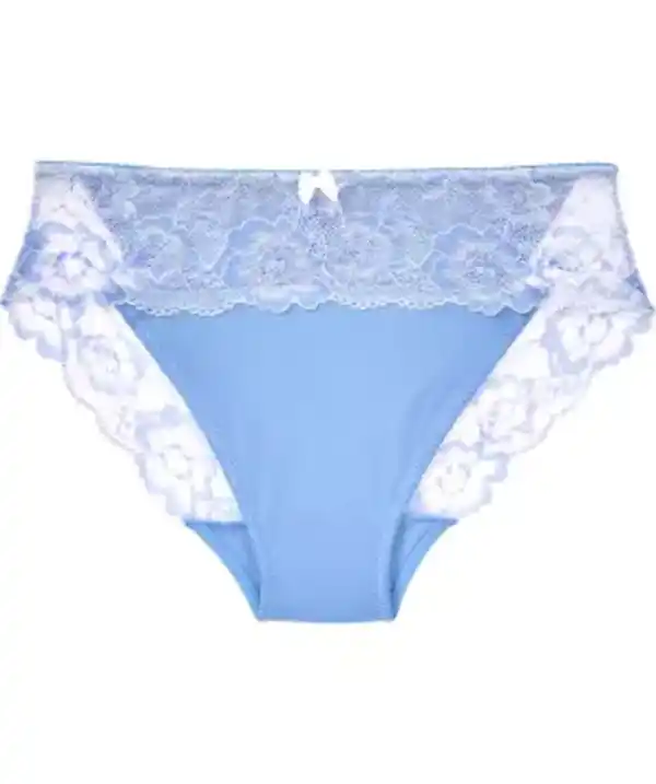 Bild 1 von Slip Blumen, blau
