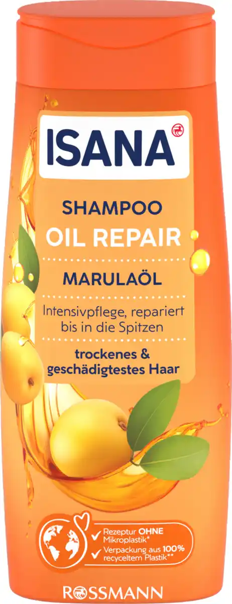 Bild 1 von ISANA Shampoo Oil Repair Marulaöl, 300 ml