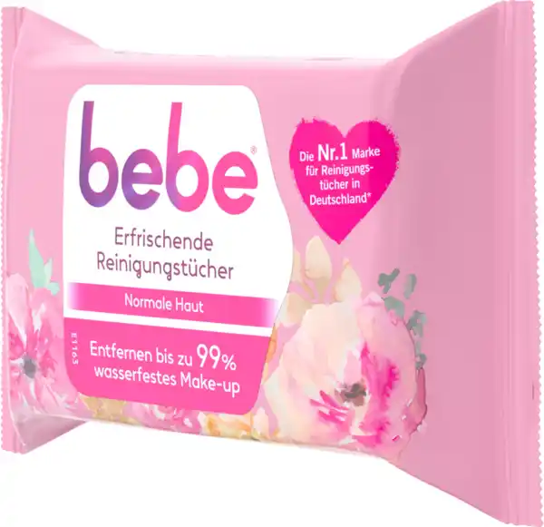 Bild 2 von bebe Erfrischende Reinigungstücher