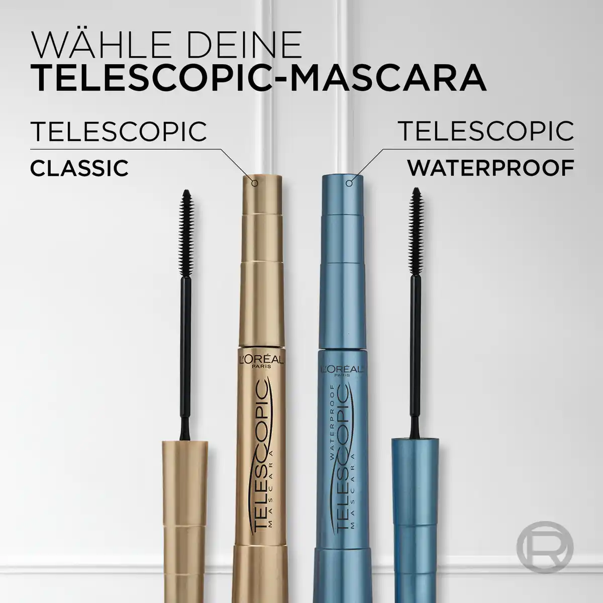 Bild 3 von L’Oréal Paris Telescopic Waterproof Mascara Black, 8 ml