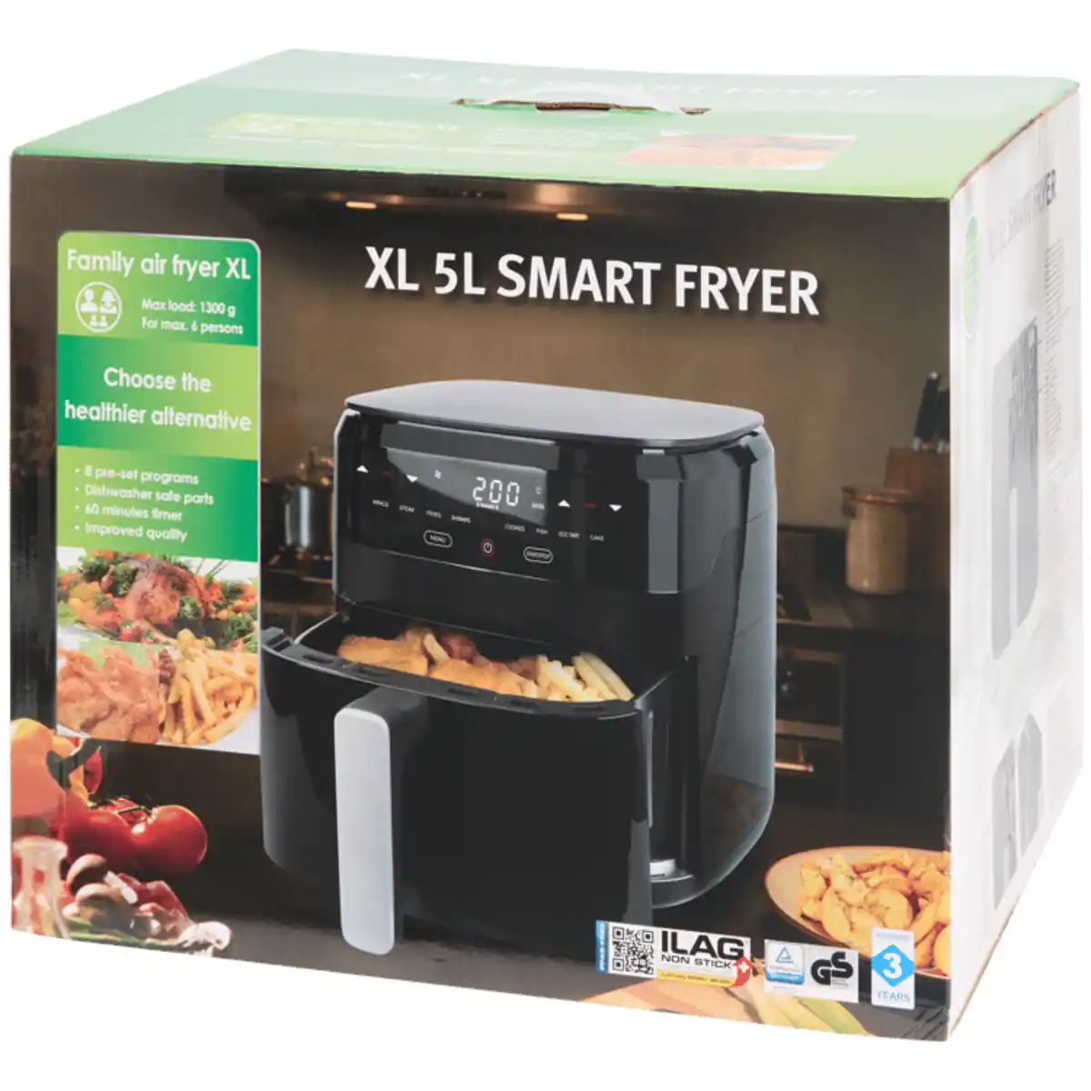 Bild 3 von XL Heißluftfritteuse