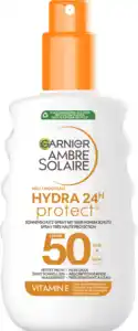 Garnier Ambre Solaire Hydra Protect+ Sonnenschutz-Spray 24h LSF50, 150 ml