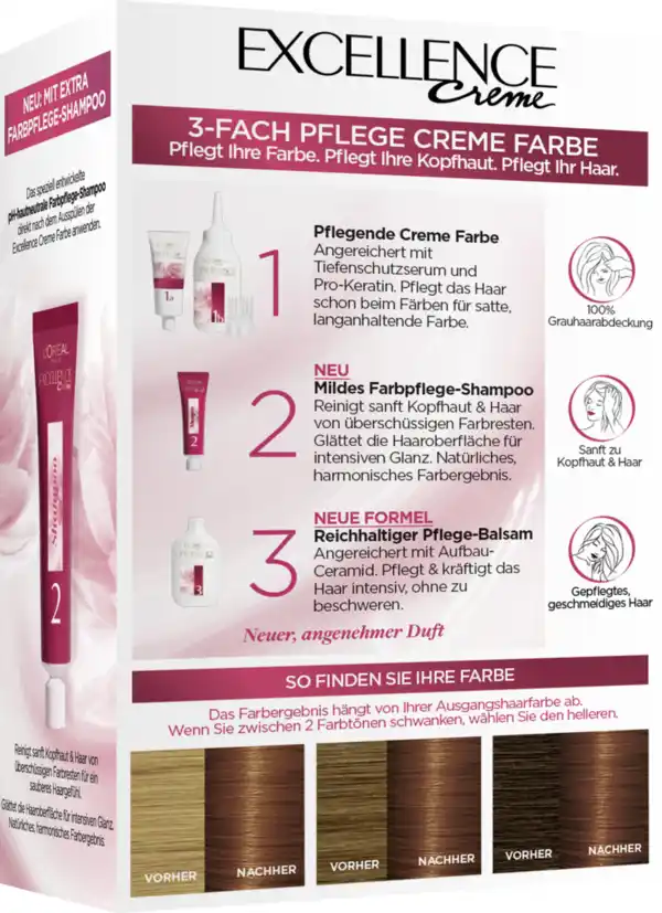 Bild 4 von L’Oréal Paris Excellence Crème 6.41 Helles Caramelbraun