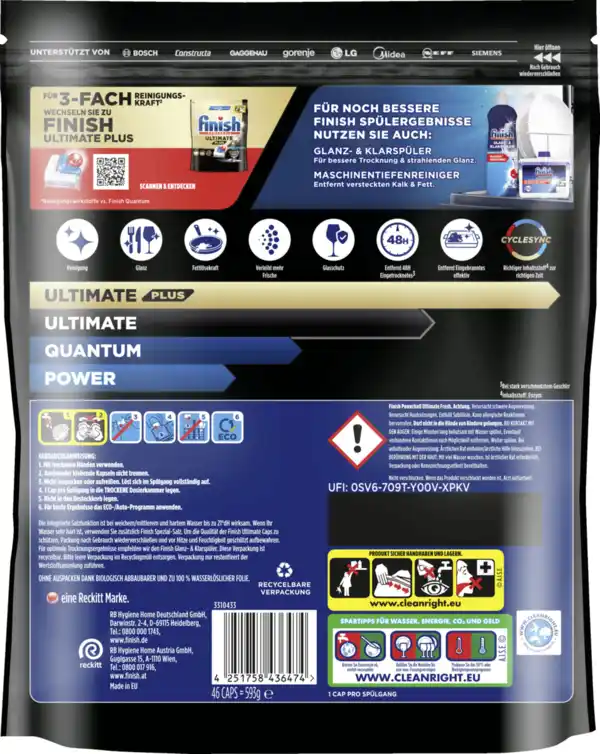 Bild 2 von Finish Ultimate Maxipack Fresh Caps