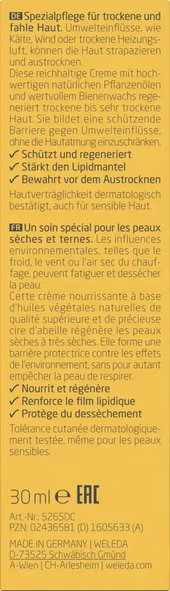 Bild 2 von Weleda Cold Cream Gesichtscreme, 30 ml