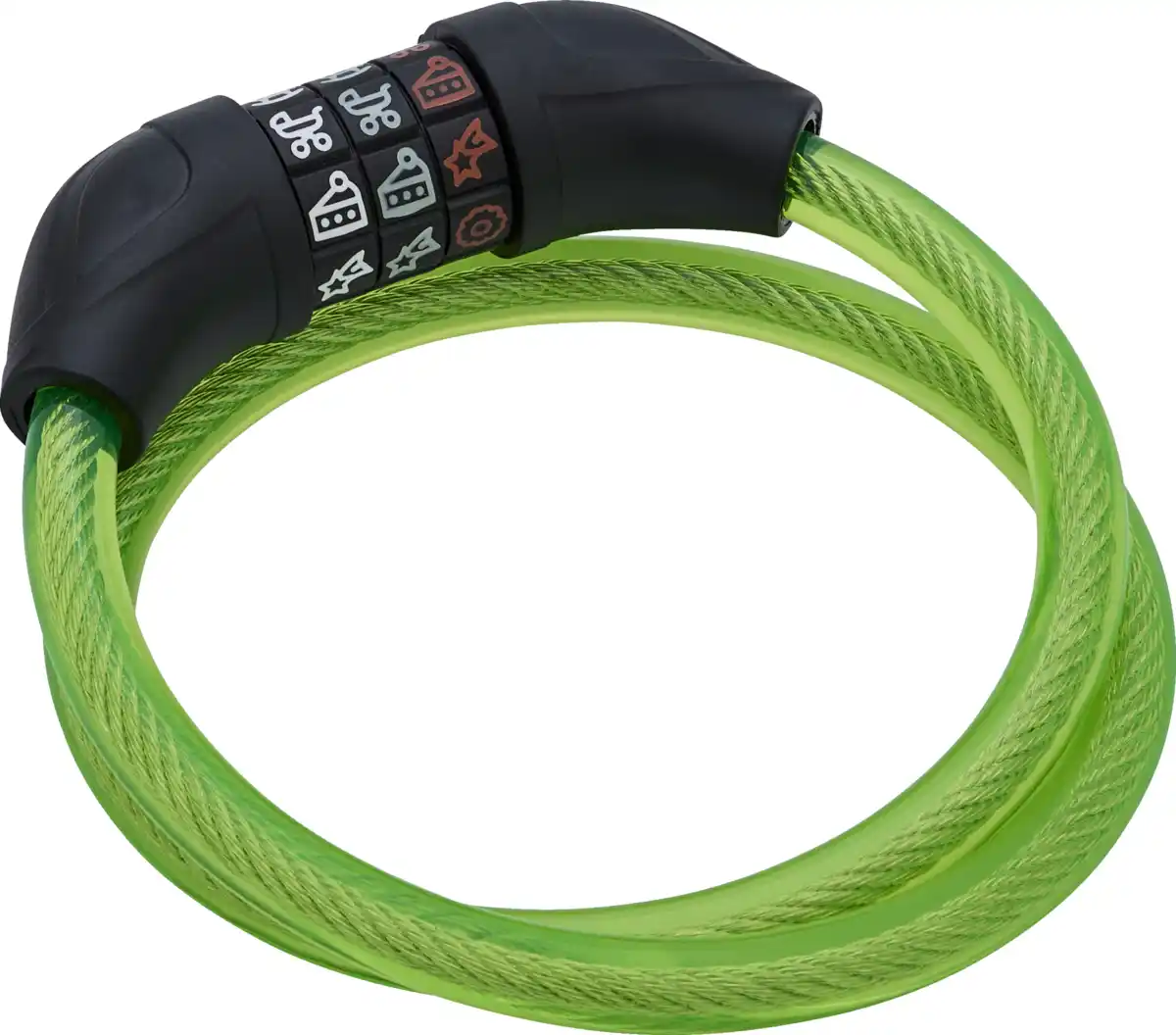 Bild 1 von IDEENWELT Kinder-Kabelschloss grün