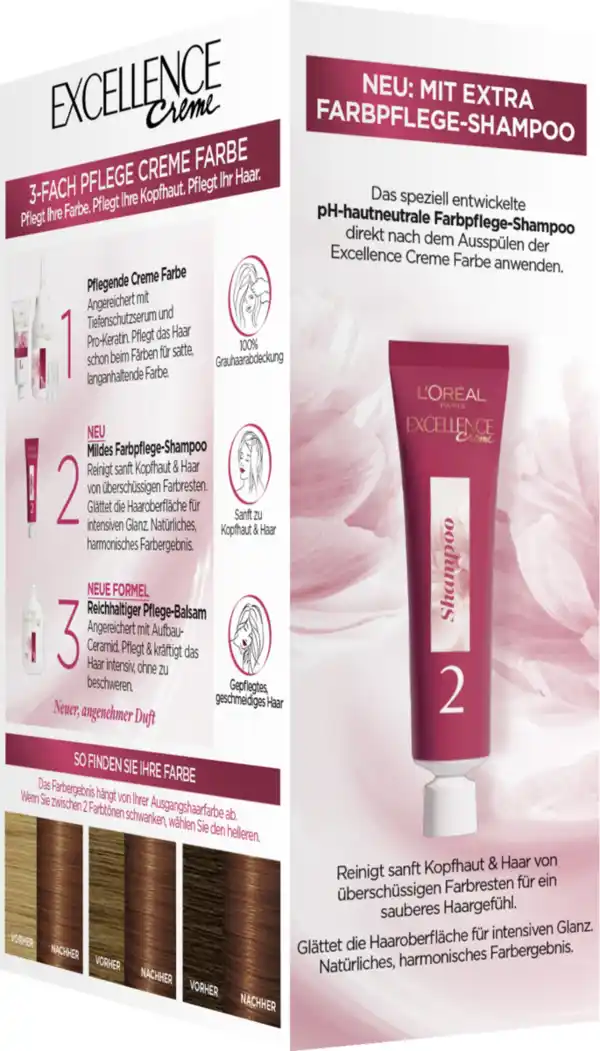 Bild 3 von L’Oréal Paris Excellence Crème 6.41 Helles Caramelbraun