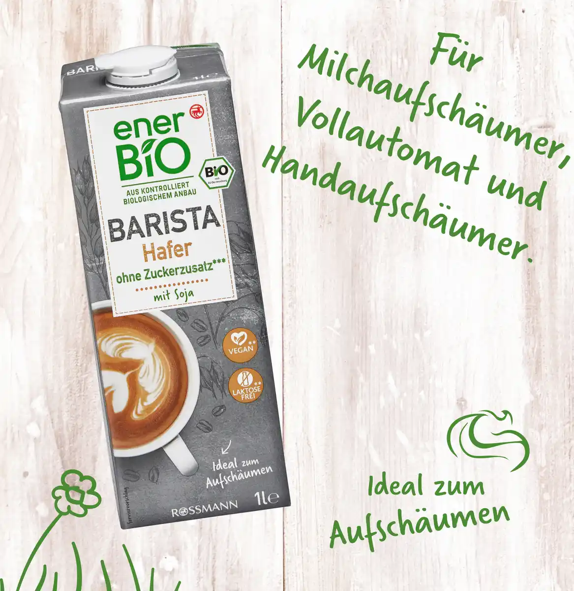 Bild 2 von enerBiO Barista Drink Hafer, 1 L