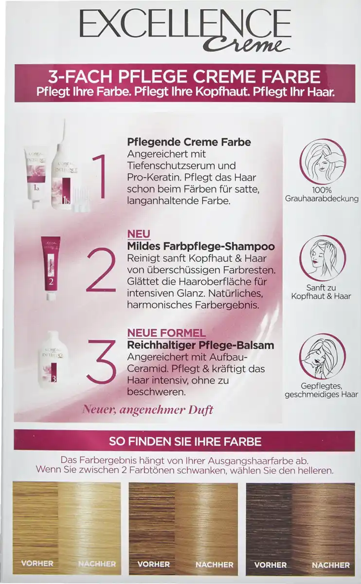 Bild 3 von L’Oréal Paris Excellence Crème Coloration 9 Hellblond
