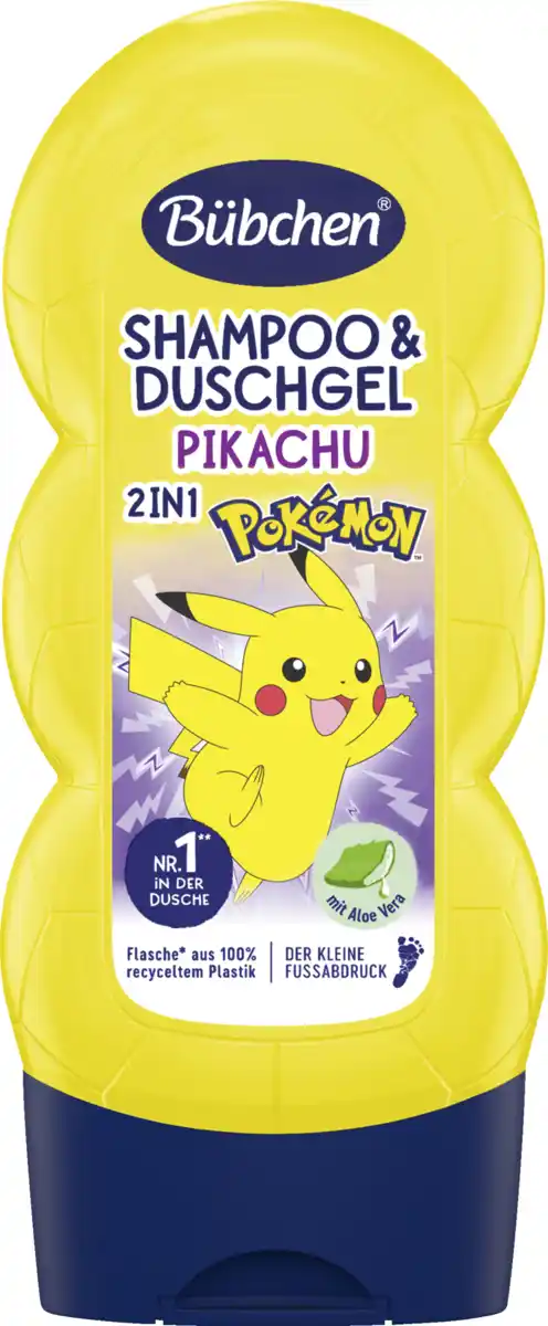 Bild 1 von Bübchen Pokémon Shampoo & Duschgel Pikachu, 230 ml