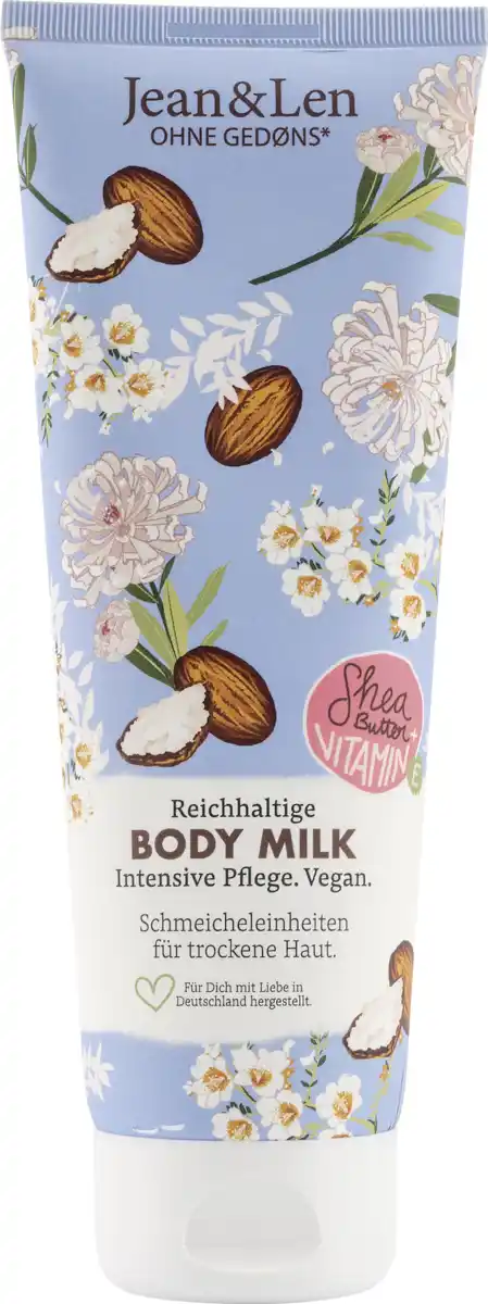 Bild 1 von Jean&Len reichhaltige Body Milk Sheabutter, 250 ml