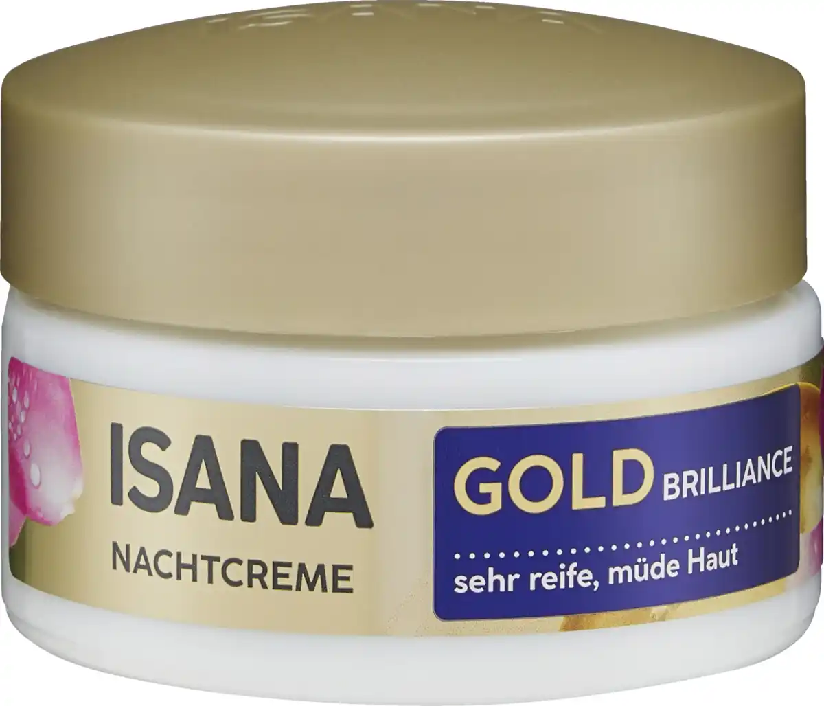 Bild 2 von ISANA Gold Brilliance Nachtcreme, 50 ml