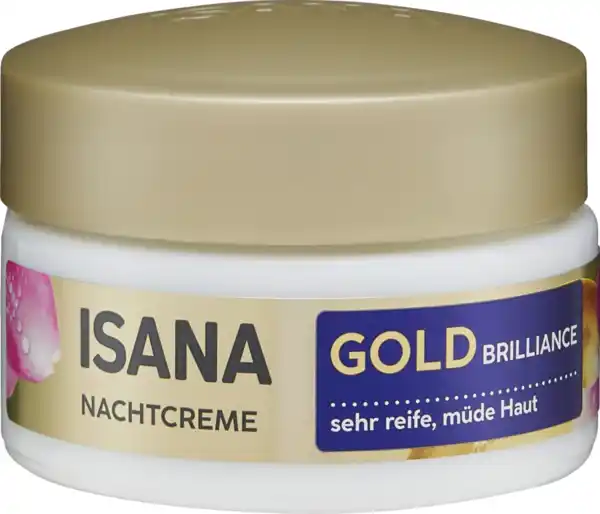 Bild 2 von ISANA Gold Brilliance Nachtcreme, 50 ml