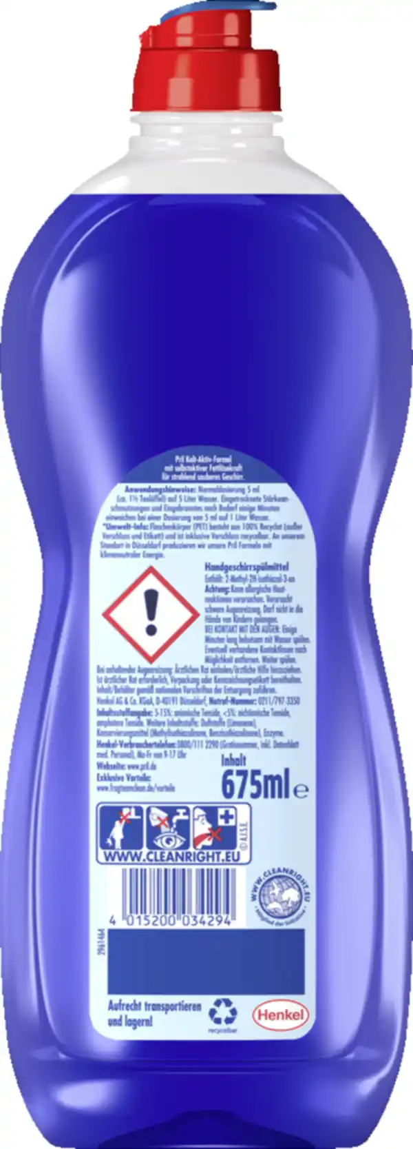 Bild 2 von Pril Handspülmittel Original, 675 ml