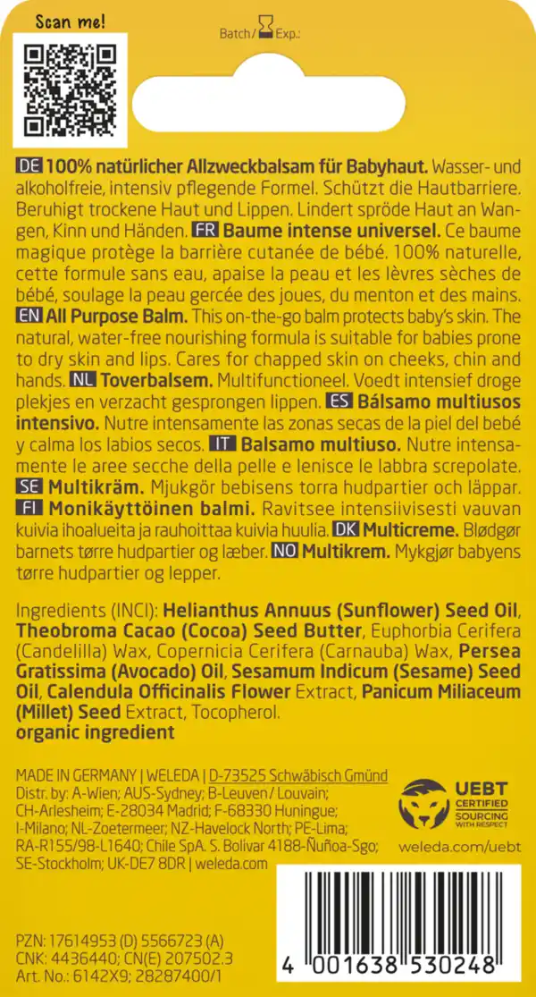 Bild 2 von Weleda baby Calendula Zauberbalsam, 25 g