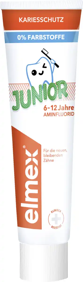 Bild 2 von elmex Junior Zahncreme Doppelpack, 150 ml