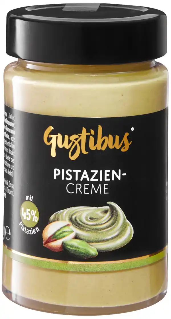 Bild 1 von GUSTIBUS Pistaziencreme, 190-g-Glas