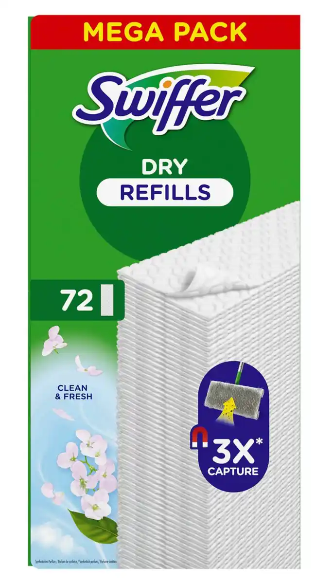 Bild 1 von SWIFFER Bodentücher mit Duft, 72-St.-Packg.