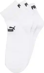 IDEENWELT Puma Quartersocken 3er-Pack weiss 35/38