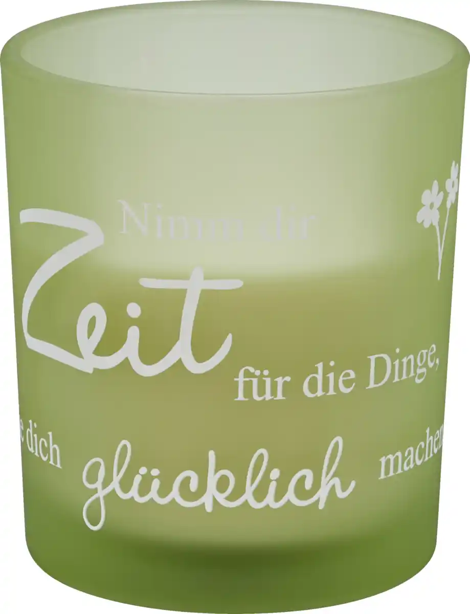 Bild 1 von RUBIN LICHT Gefülltes Glas Spruch Zeit