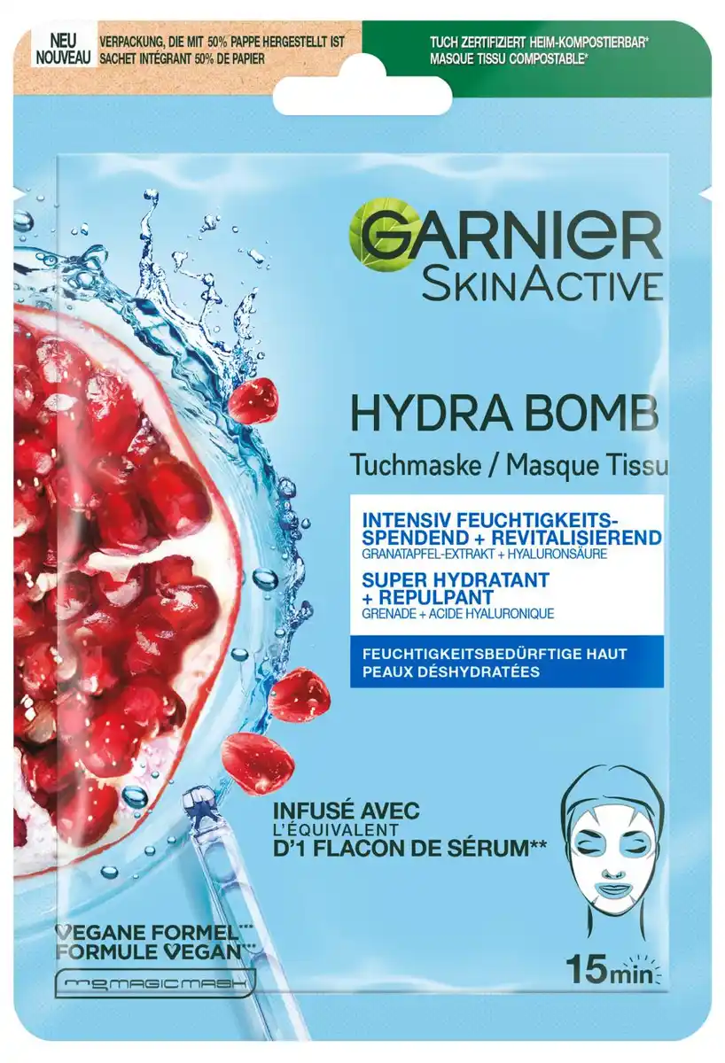 Bild 1 von GARNIER Tuchmaske, 28-g-Stück