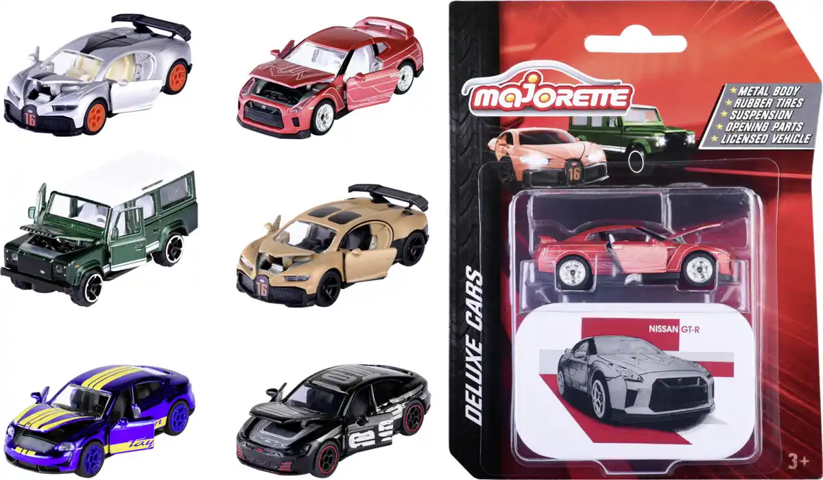 Bild 1 von Dickie Toys Majorette Deluxe Assortment, 6-sort