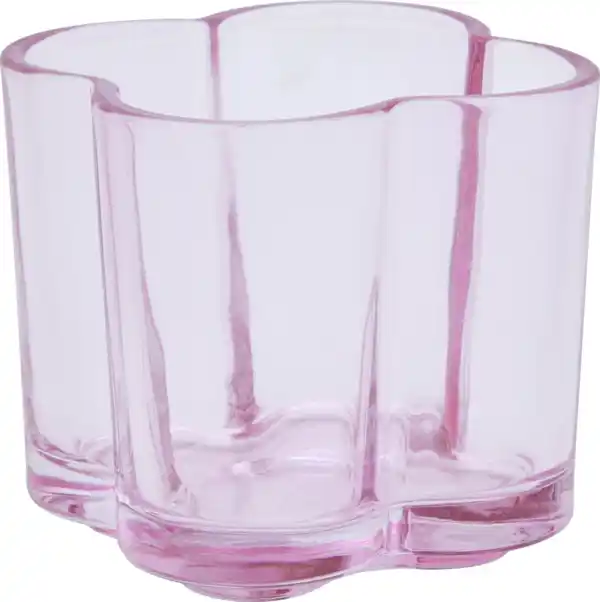 Bild 2 von RUBIN LICHT Teelichtglas Blume rosa klein