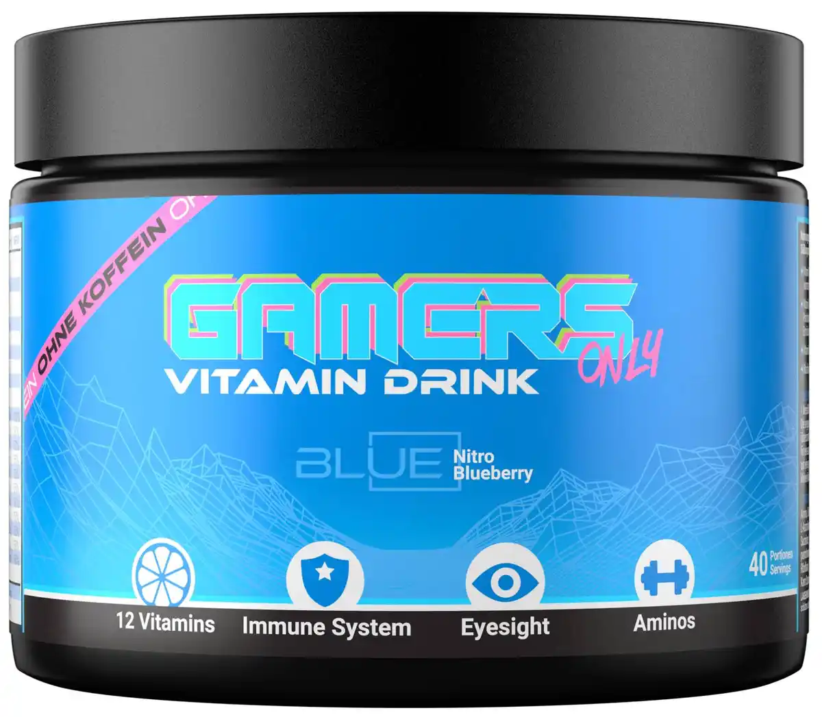 Bild 1 von GAMERS ONLY Vitamin-Drink, 200-g-Dose